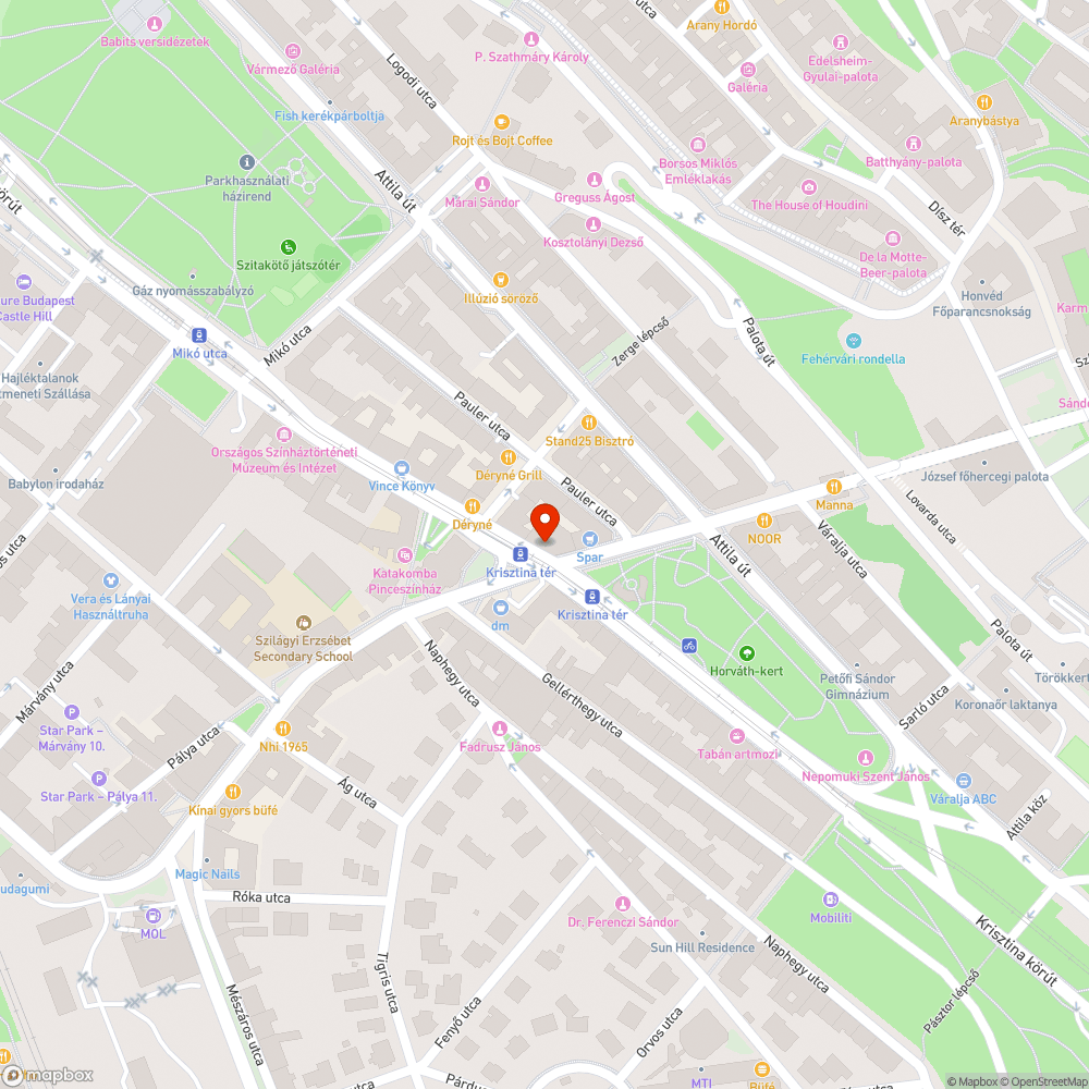 Újabb probléma a Krisztina téren bejelentés helye