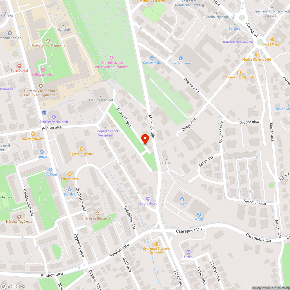 Kerékpárútra rányitott építkezés bejelentés helye