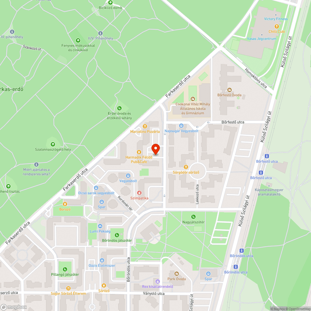 korhadó fa bejelentés helye