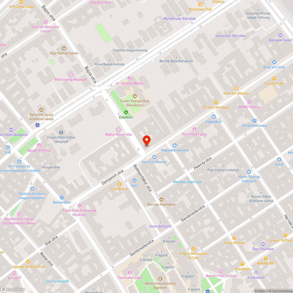 törött üveg, szilánk a pad alatt bejelentés helye