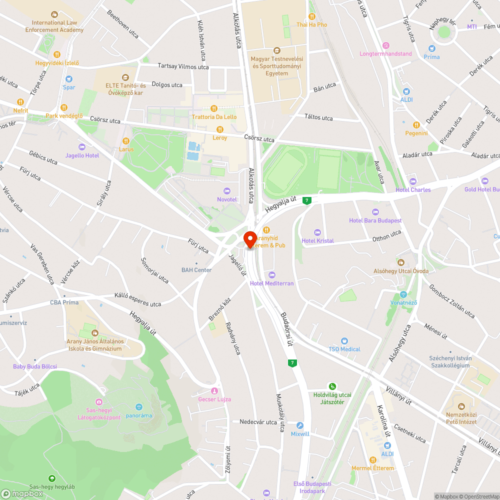 Elhagyott autók bejelentés helye