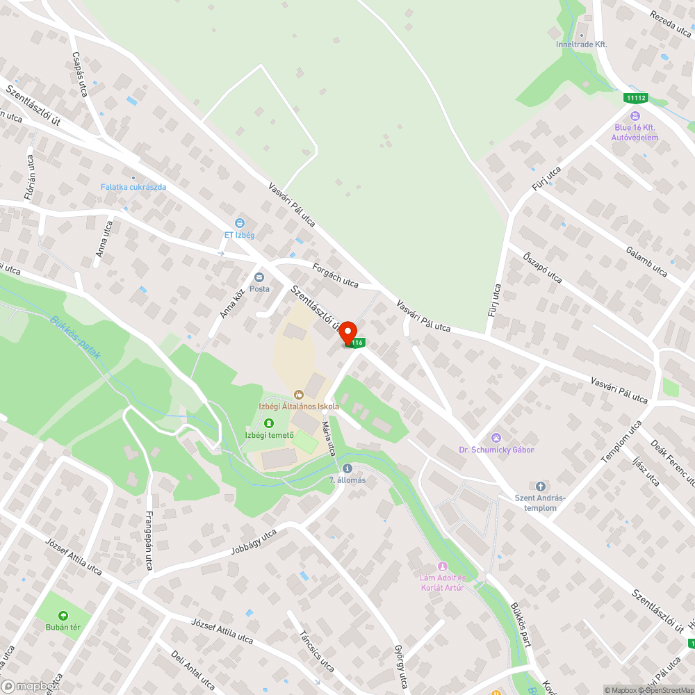 Balesetveszélyes járda és tömörítetlen földvisszatöltés bejelentés helye