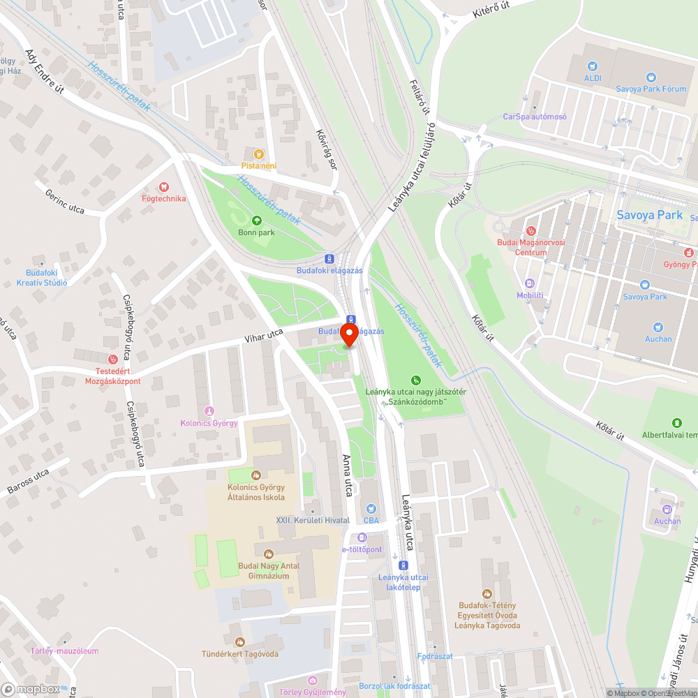 Parlagfüves kövek bejelentés helye