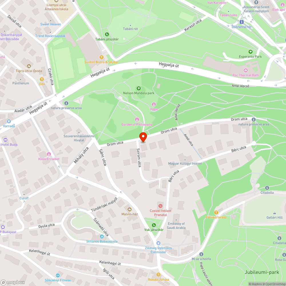 Beszakadt aknafedlap bejelentés helye