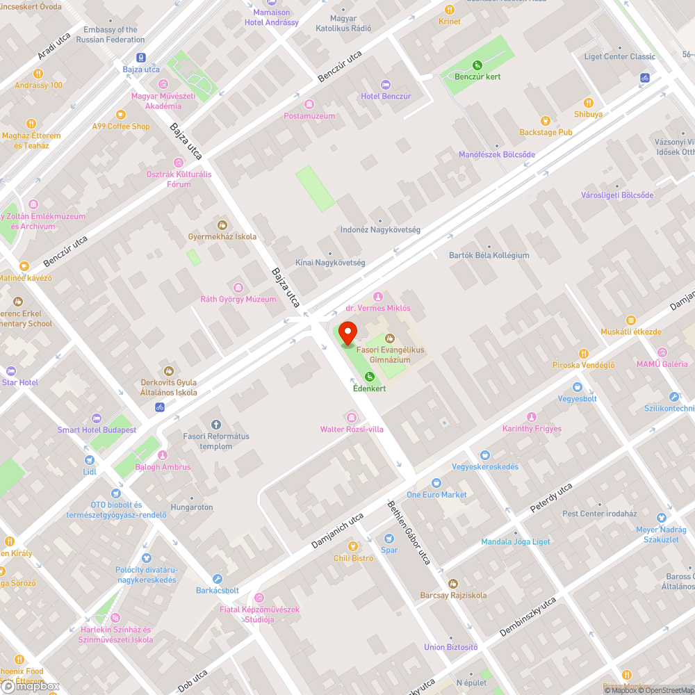 Elhanyagolt park - Reformáció Park, Bajza utca. bejelentés helye