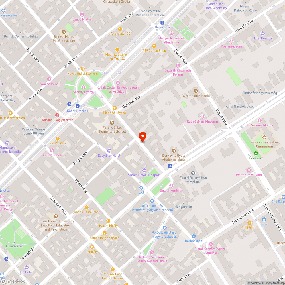 Sérült fedlap a Felsőerdősor utcában bejelentés helye