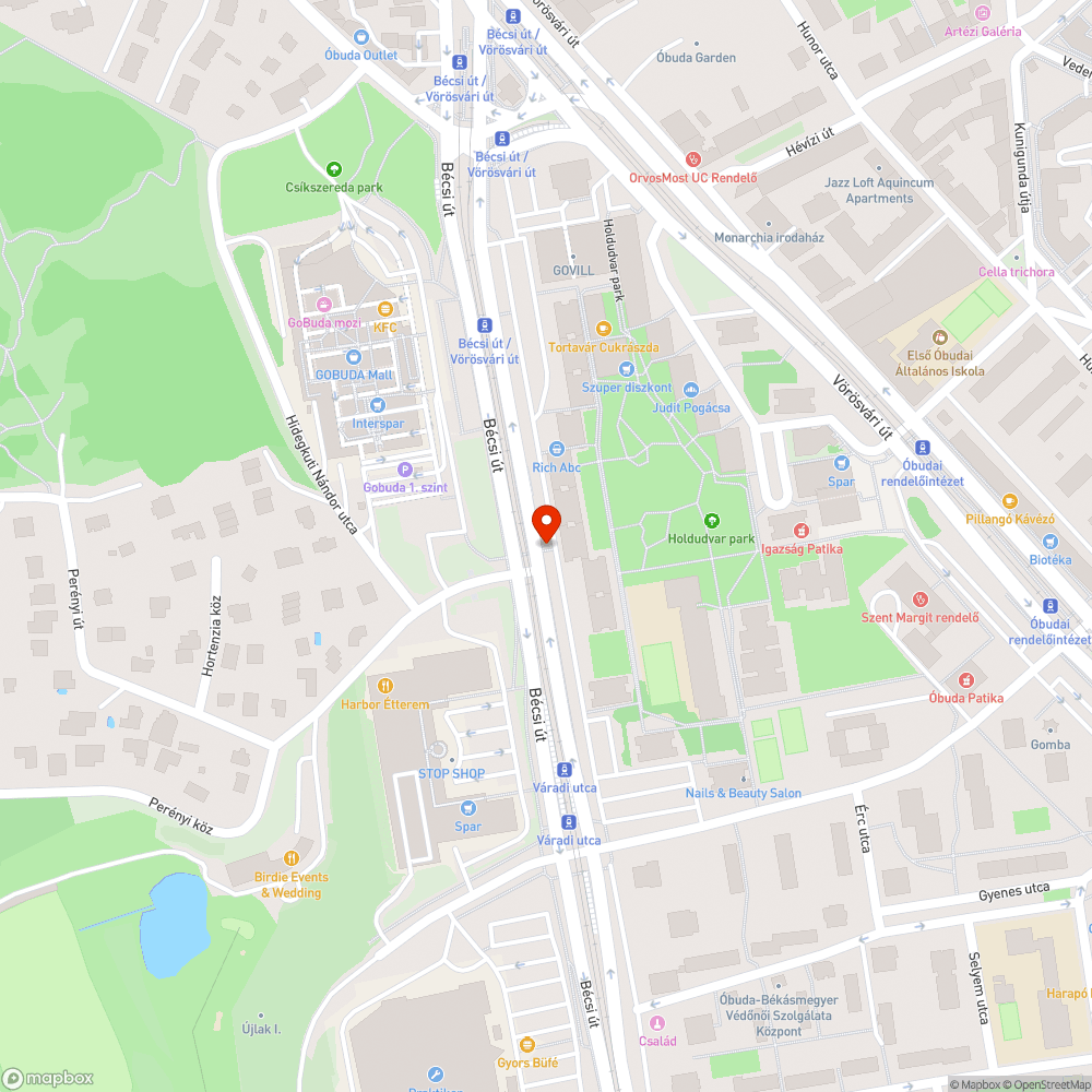 BKV terror bejelentés helye