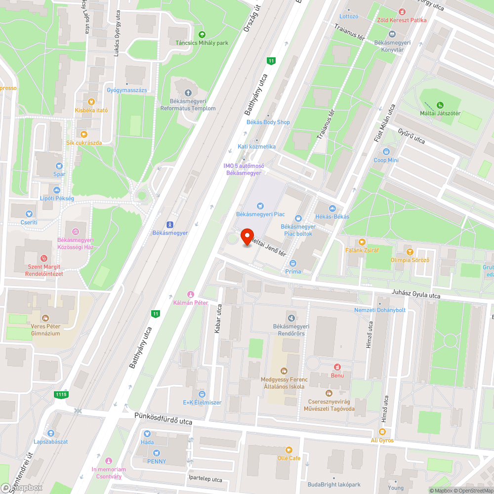 Műfű bejelentés helye