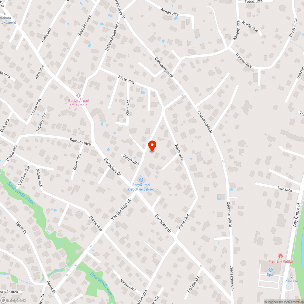 Beszakadt aszfalt bejelentés helye