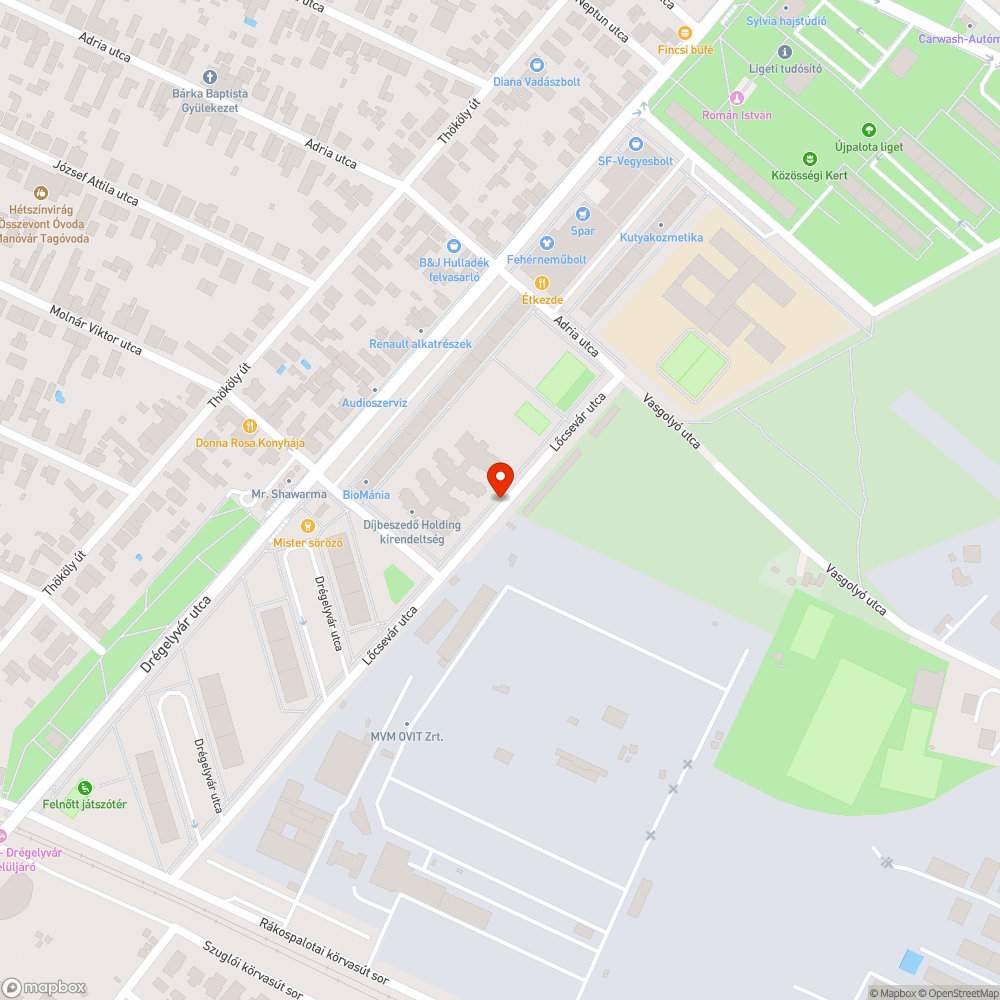 Szétesett fekvőrendőr bejelentés helye