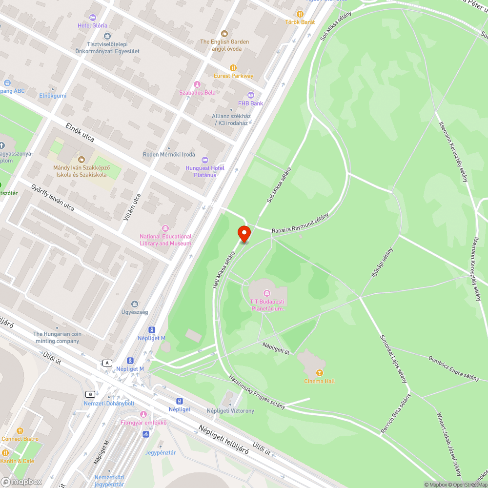 Üvegszilánkok és szemét a kerékpárúton bejelentés helye