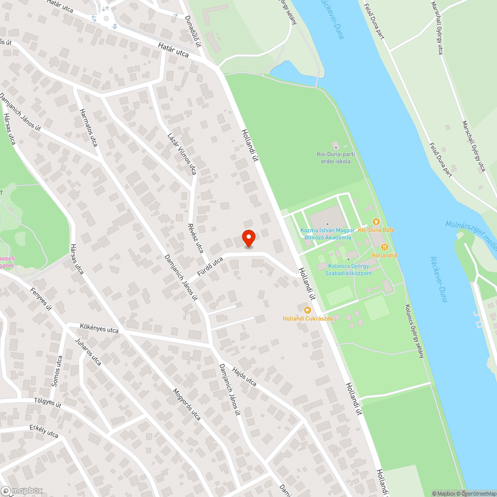 Kátyúk az úttesten bejelentés helye