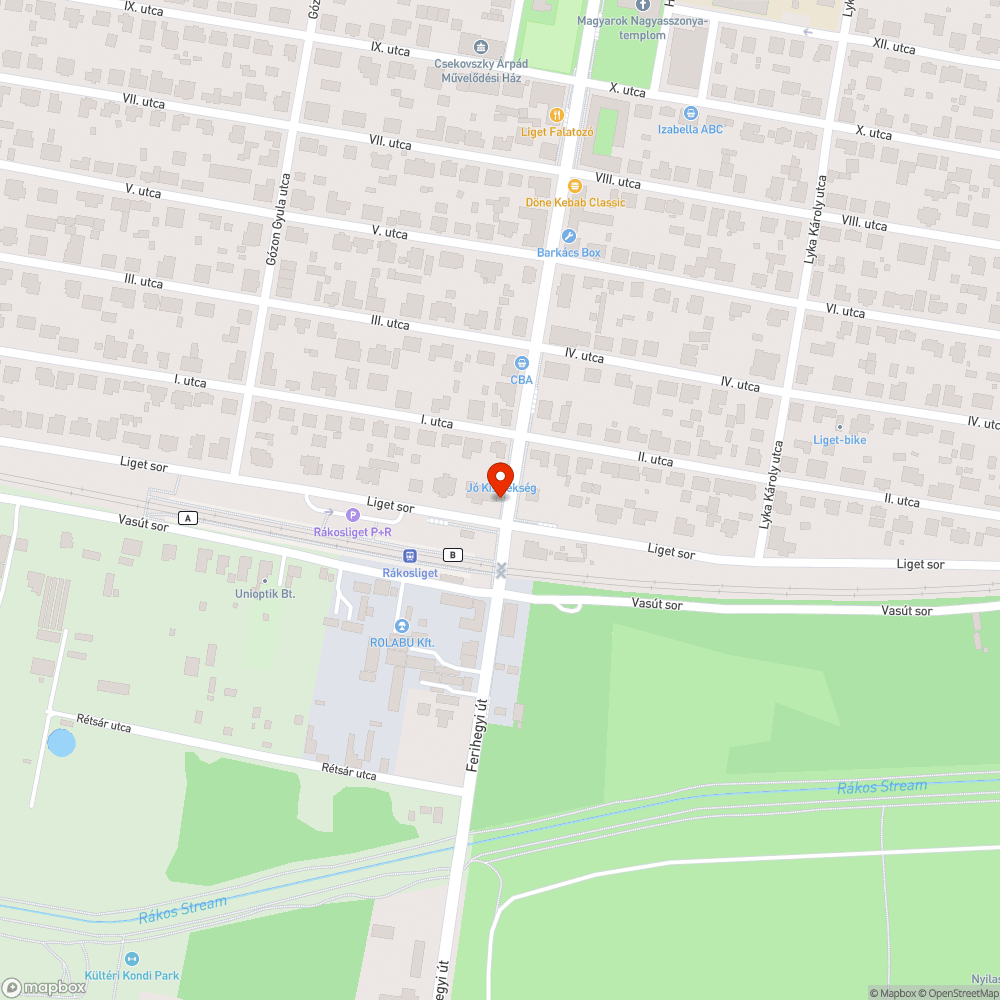 Megrongált táblák a buszmegállóban bejelentés helye