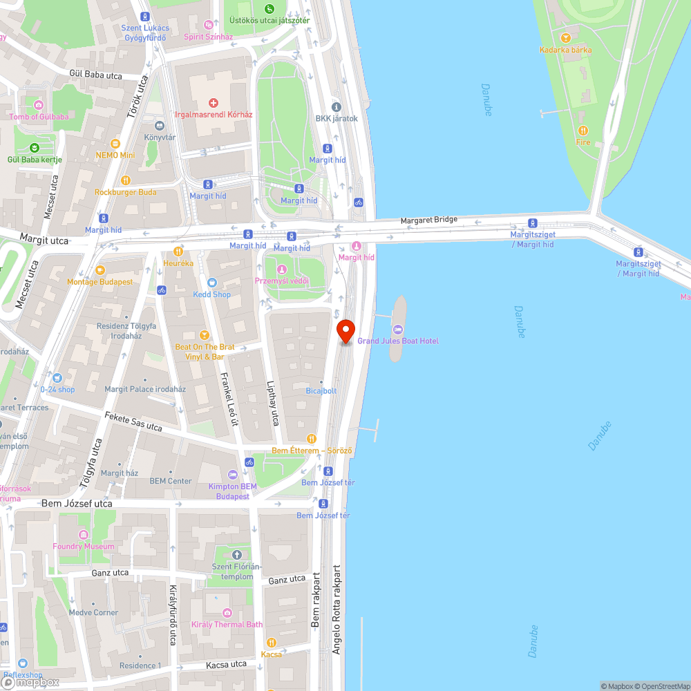 Bem rakparton rozsdásodó "emlékmű"-maradvány bejelentés helye