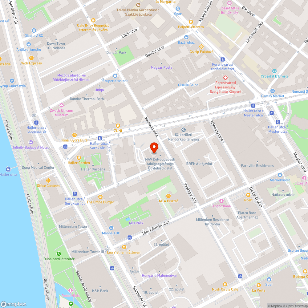 hiányzó fák bejelentés helye