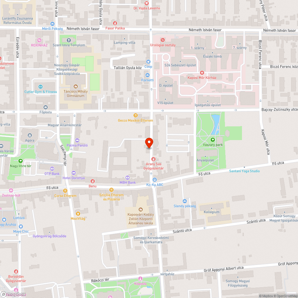 Eltömődött vízelvezető nyílás bejelentés helye