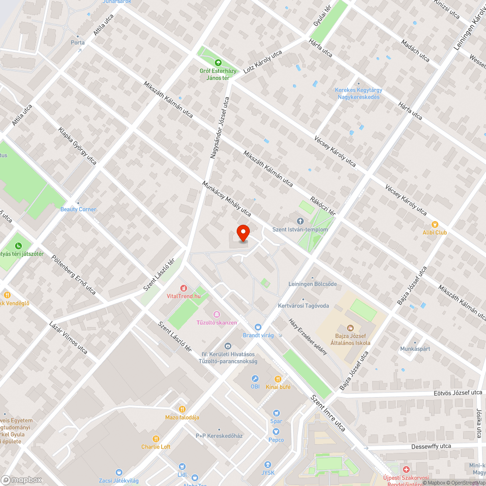 Gondozatlan járdák és zöldterületek bejelentés helye