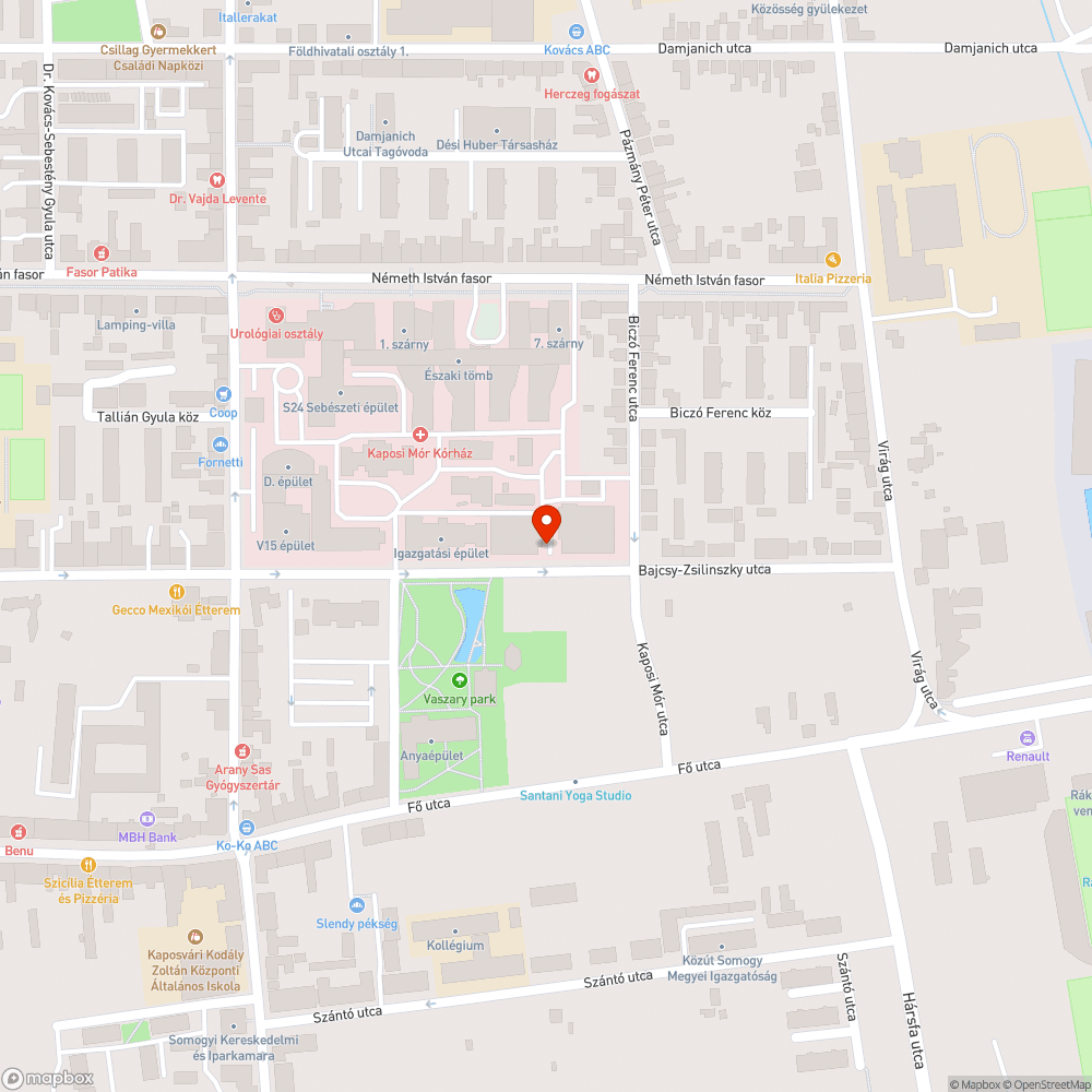 Eltömődött vízelvezető csatorna nyílások bejelentés helye