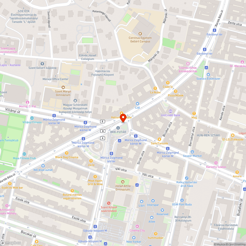 Buszmegálló jelölése bejelentés helye