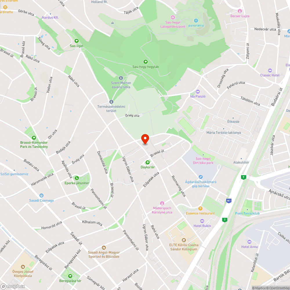 Kiszáradt fák bejelentés helye