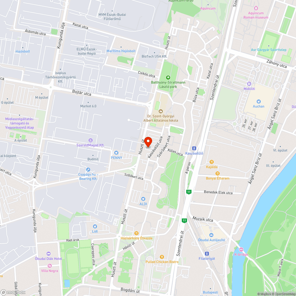 Elhagyott Astra bejelentés helye