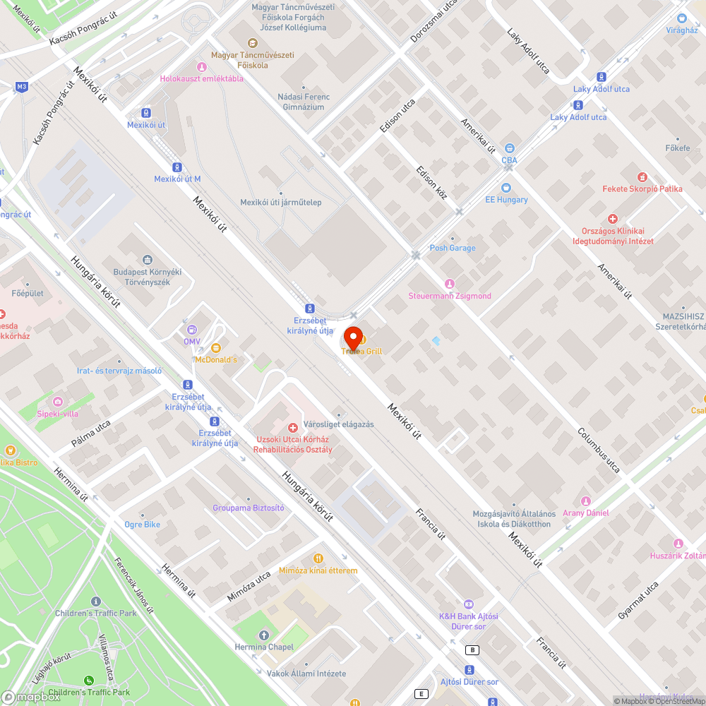 Nem járda bejelentés helye