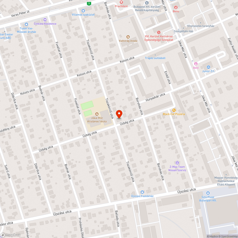 Forgalmi rend változtatása a balesetveszély csökkentése érdekében a Jókai iskola bejáratánál bejelentés helye