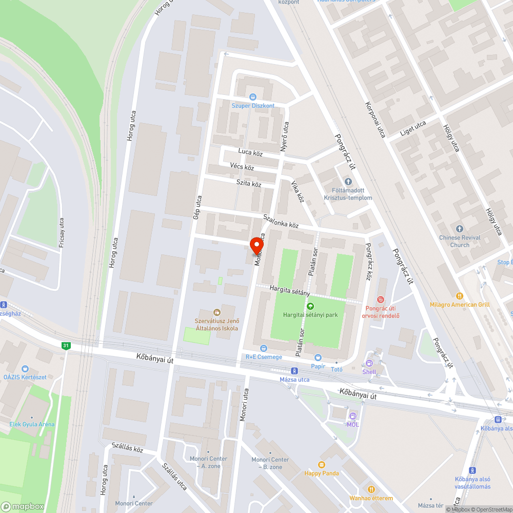 Régóta utcán parkoló műszaki hibás személyautó bejelentés helye