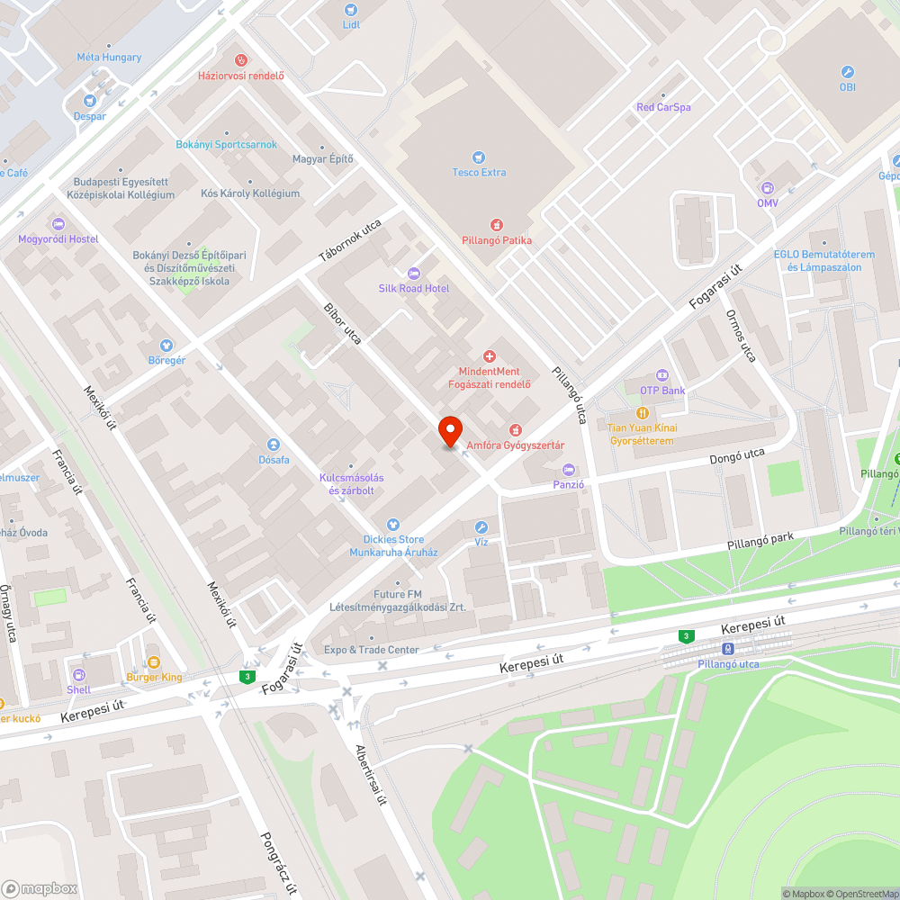 Járhatatlan járda bejelentés helye