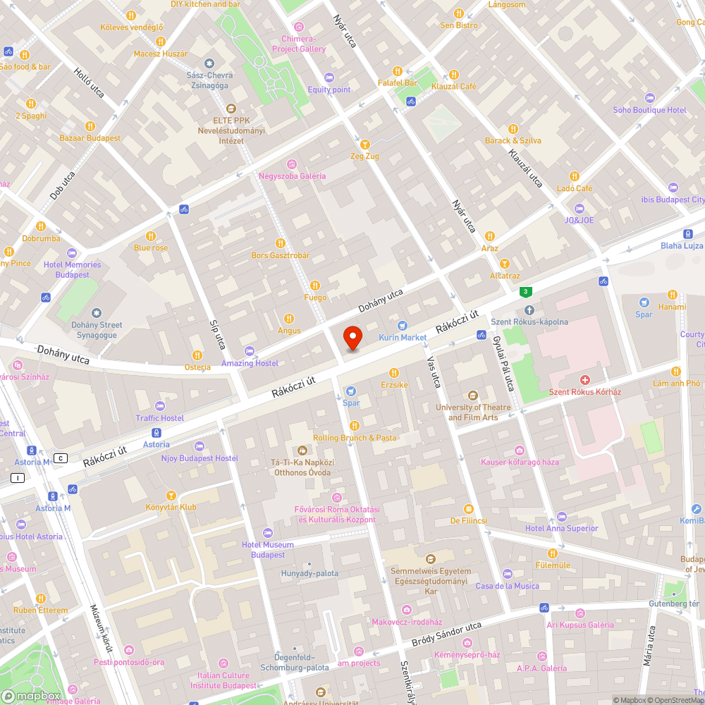 Elhagyott kerekpar bejelentés helye