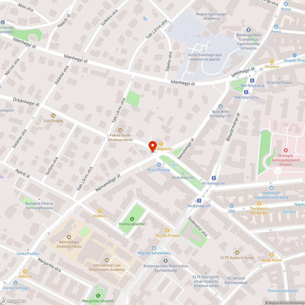 4 db sérült fedlap a Királyhágó tér / Németvölgyi út csomópontban bejelentés helye