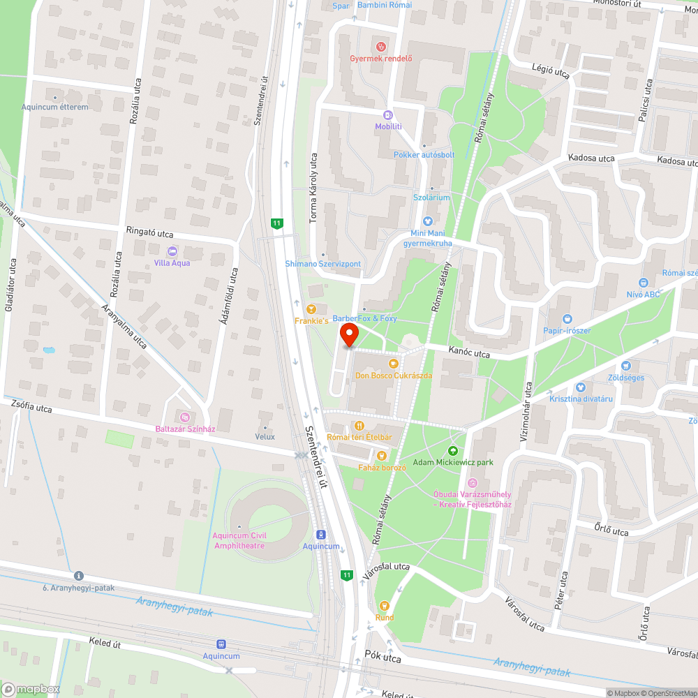 Elhanyagolt közterület bejelentés helye