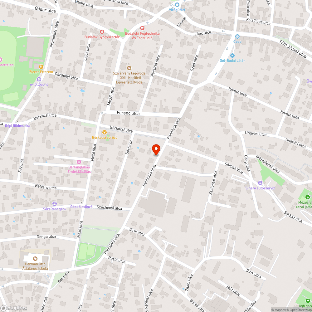 Bukdácsolós járda bejelentés helye