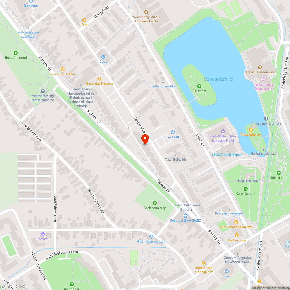 Mozgó csatorna fedél (balesetveszélyes) bejelentés helye