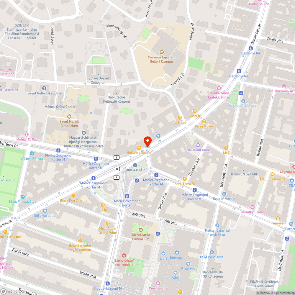 Hirdetőtábla bejelentés helye