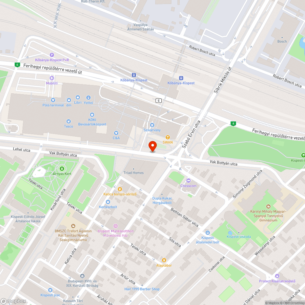 Félig leesett fényterelő bejelentés helye