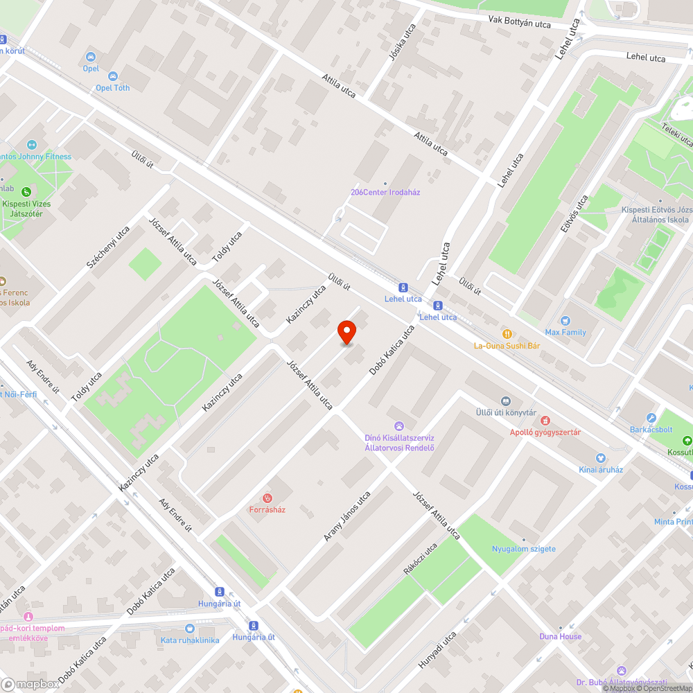 Használaton kívüli autó bejelentés helye