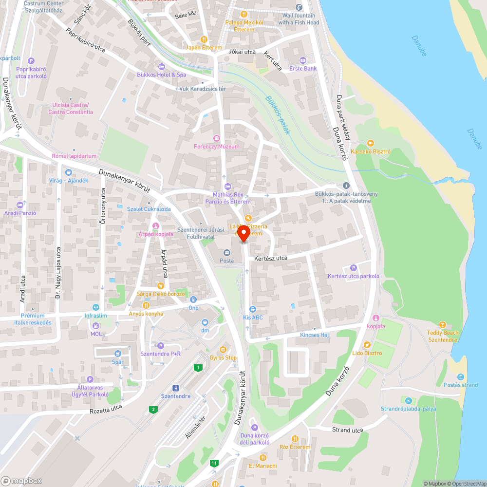 Parkolóóra bejelentés helye