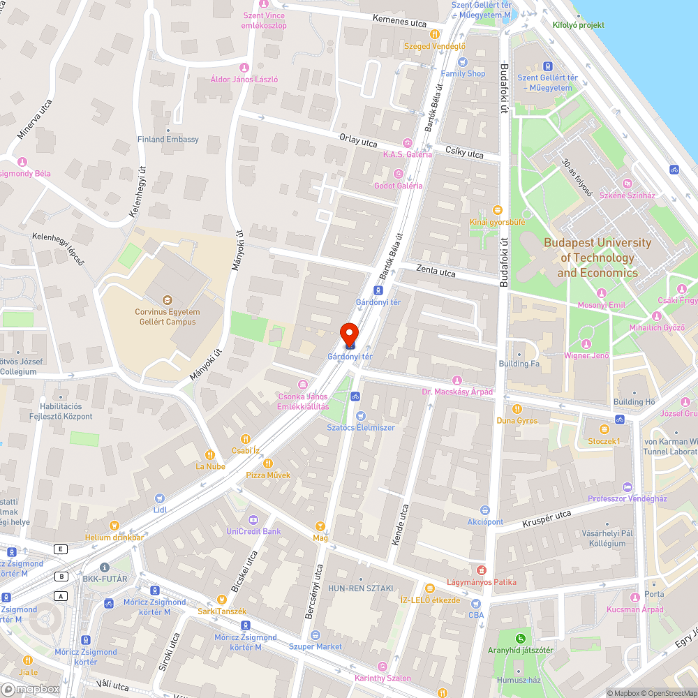 Megdőlt korlát bejelentés helye