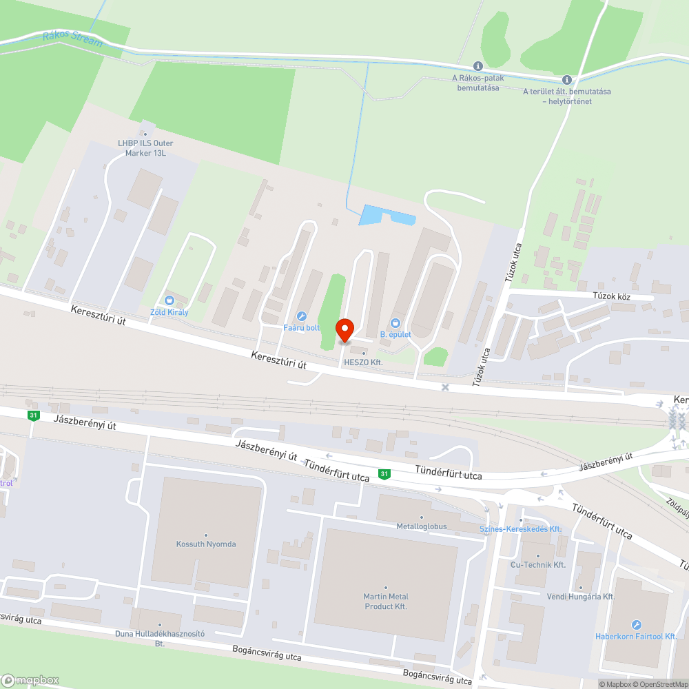 Nem használt vasúti átkelőnél kátyú bejelentés helye