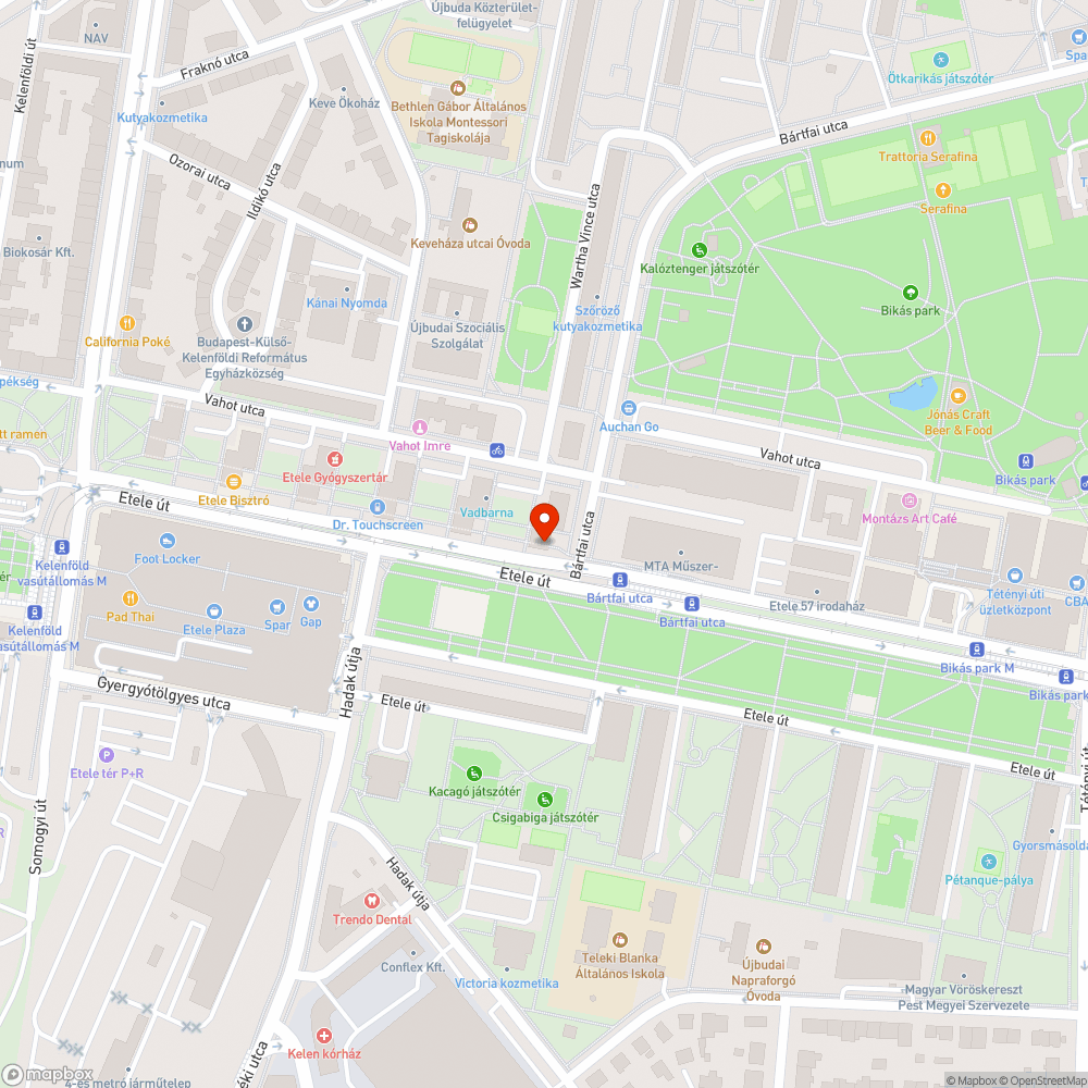 Döglött madár bejelentés helye