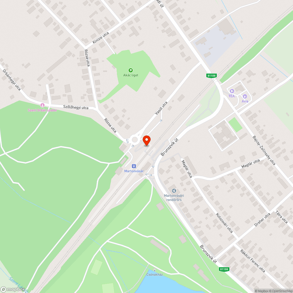 Aluljáró lépcsőjére vezetett csapadékvíz bejelentés helye