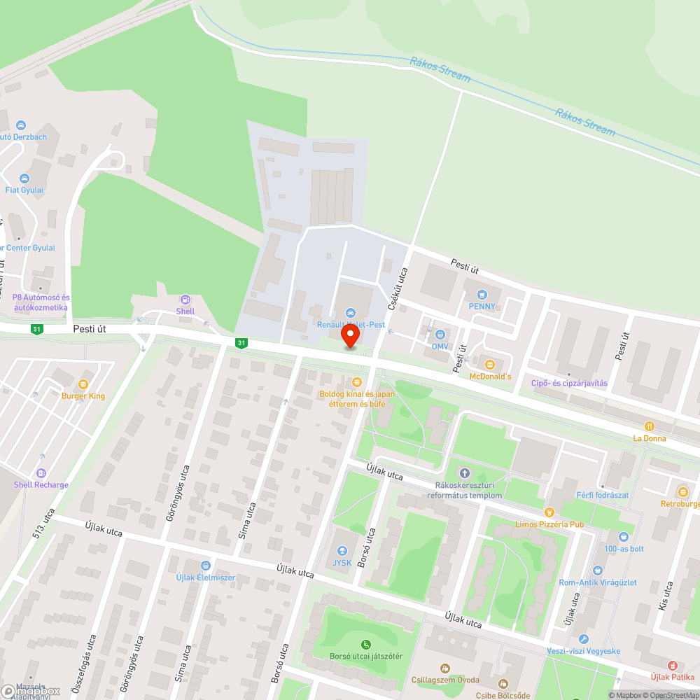 Borsó utcai csikk kérdés bejelentés helye