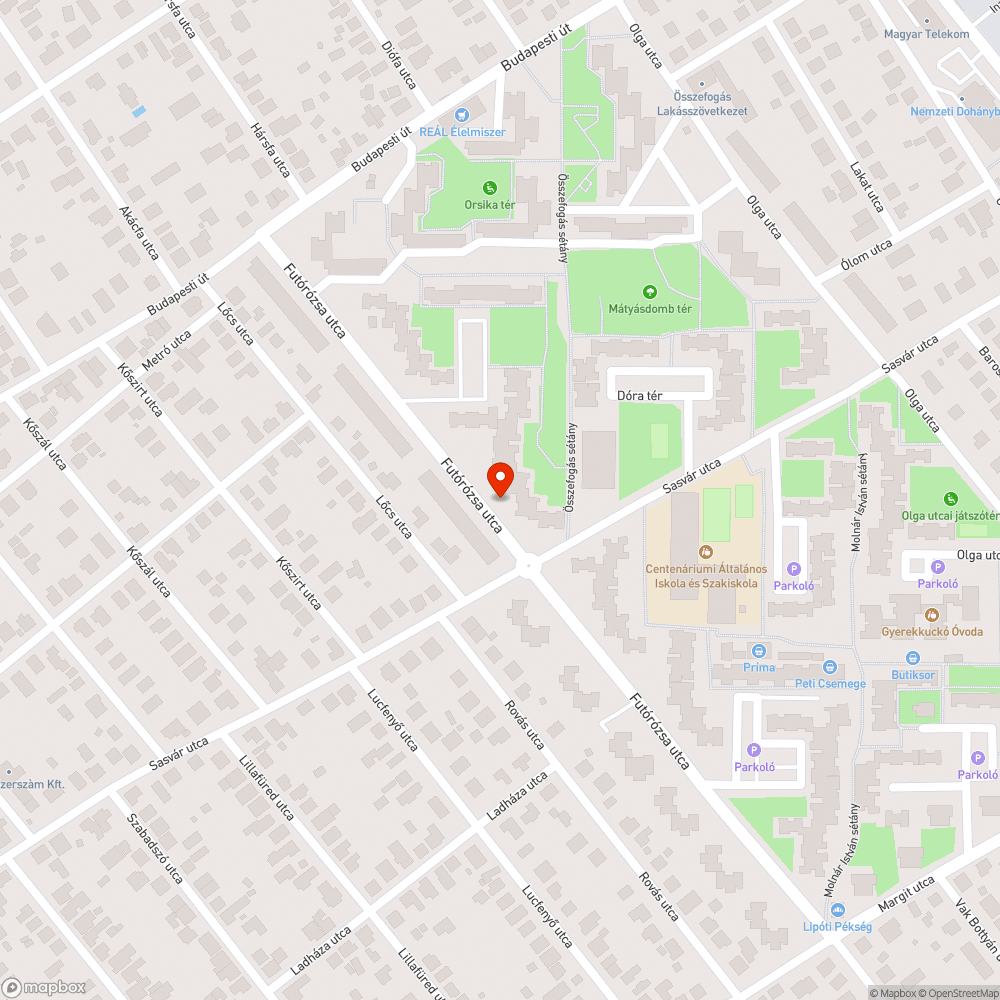 Karcos váró bejelentés helye