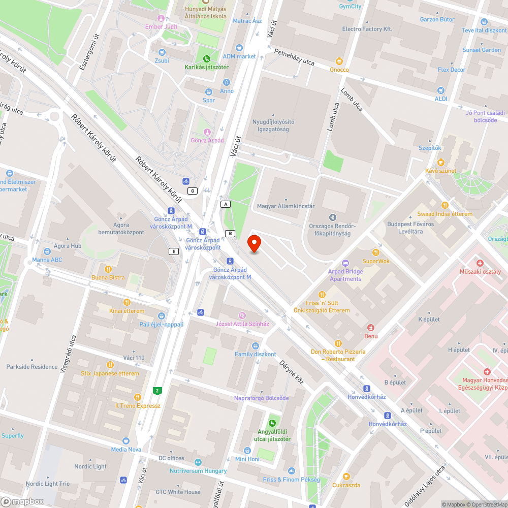 Graffiti a buszon bejelentés helye