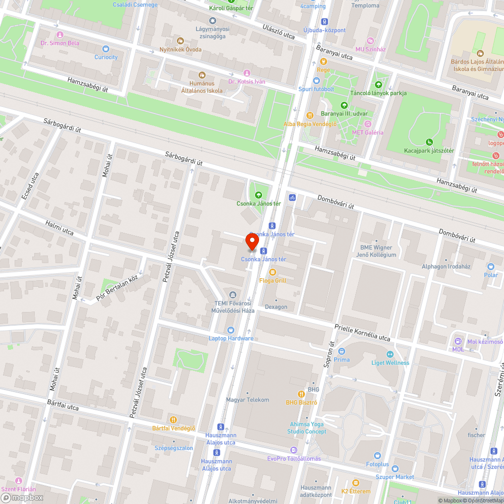 Az épülő Kelenliget lakópark előtti járda bejelentés helye