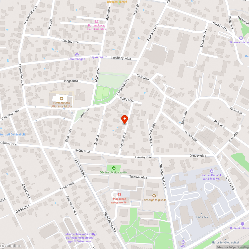 Eső által lemosott murva, sár az úton bejelentés helye