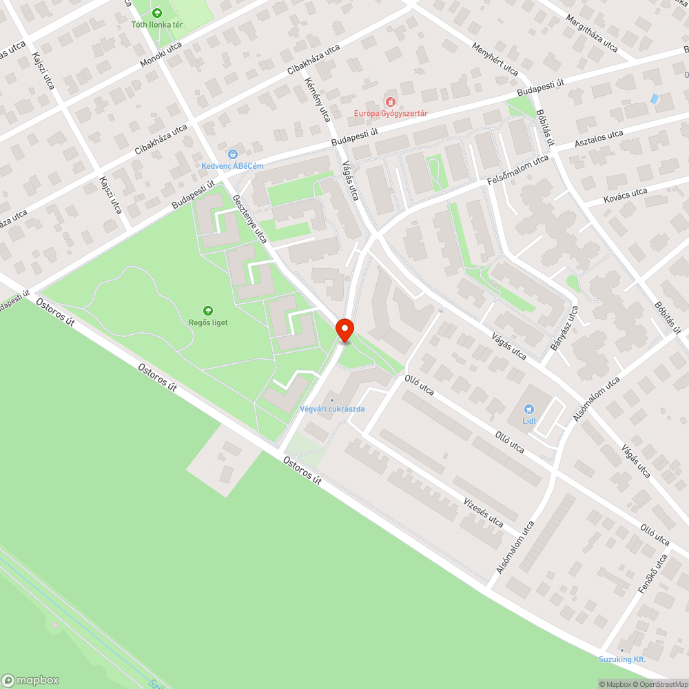 Elszáradt fák bejelentés helye