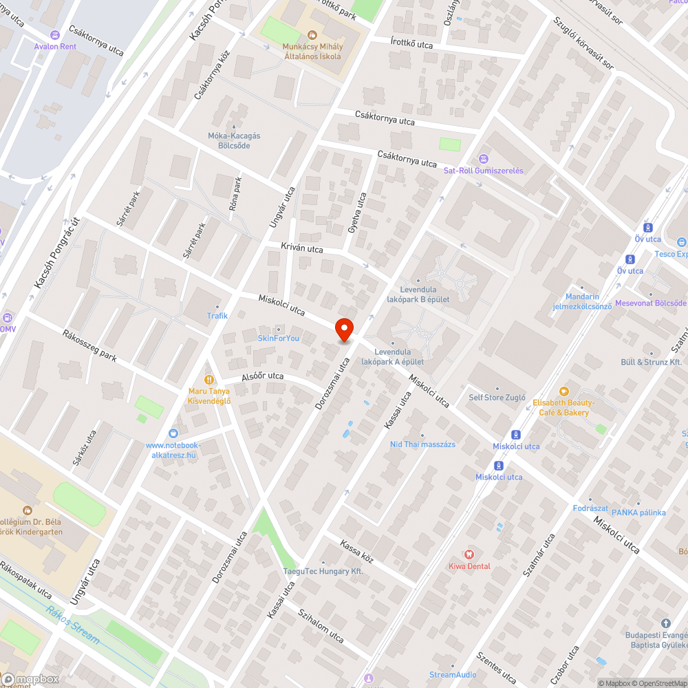 Elhagyott autó Dorozsmai utca bejelentés helye