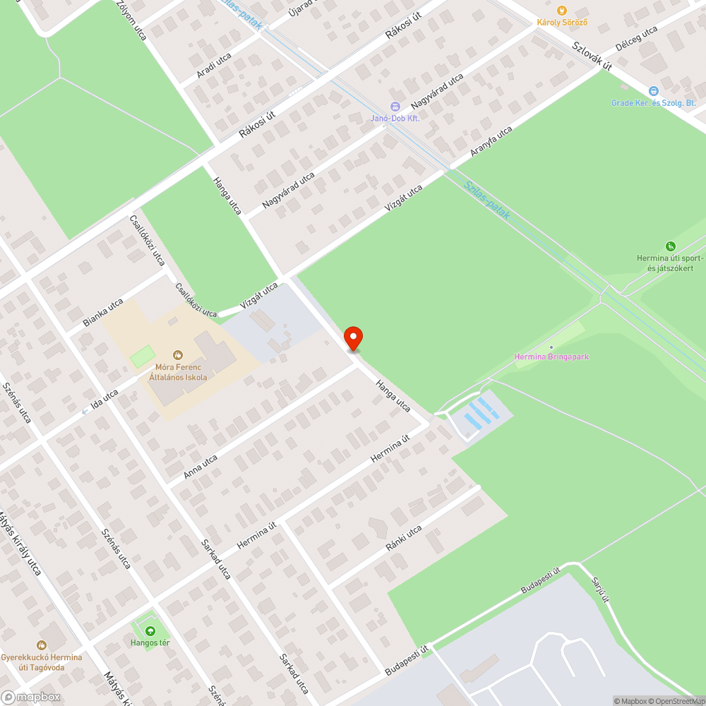 Hiányzó tábla bejelentés helye